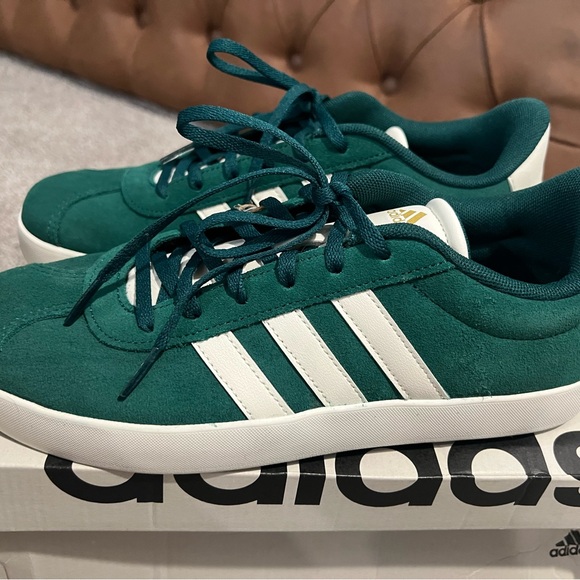 NWT Adidas VL Court Shoes W Sz 8 / M Sz 7 - Picture 3 of 4